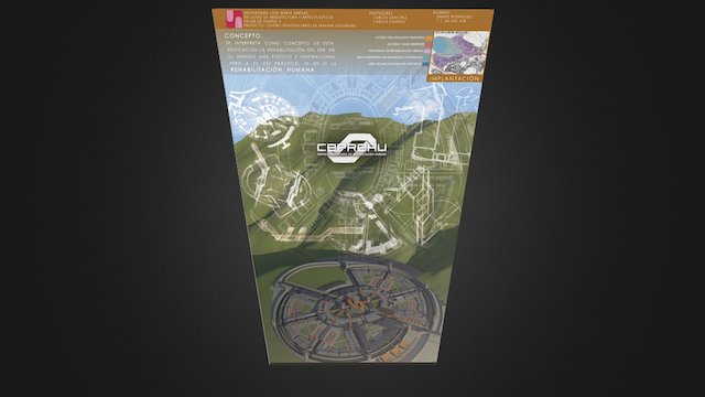 Entrega de tesis - Centro Penitenciario 3D Model