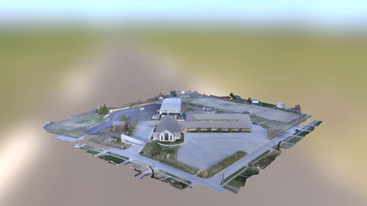 School/Commercial Simplified 3d Mesh 3D Model