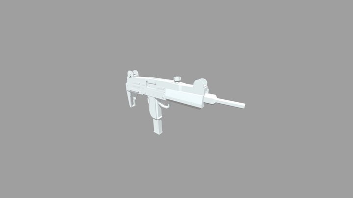 TastyTony's Low Poly UZI 3D Model