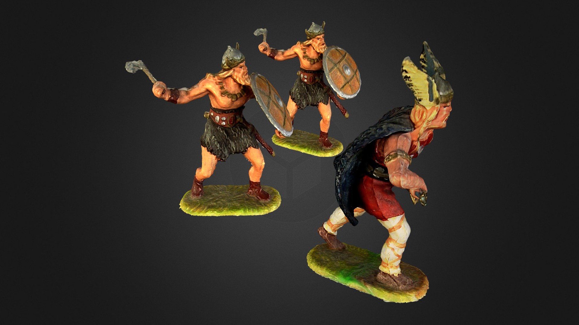 Elastolin scene vikings