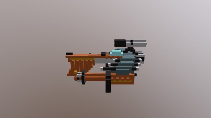 Gunship 3D Model