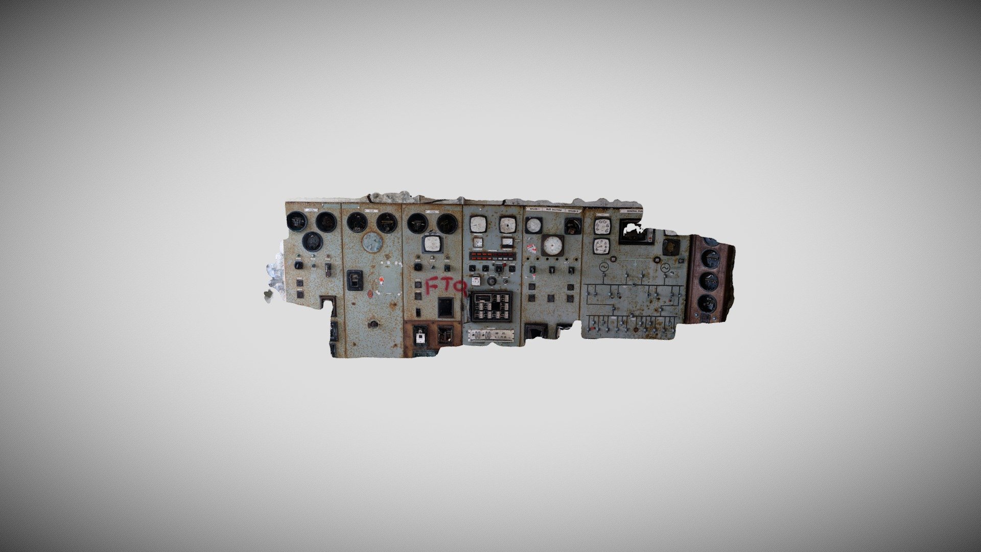 ICI Ardeer Control Panel - 3D model by mak47 [67940e4] - Sketchfab