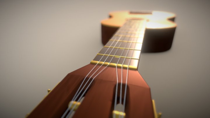 Guitar 3D Model