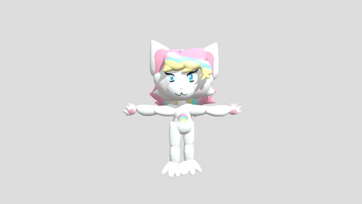 Unicorn Kitty 3D Model