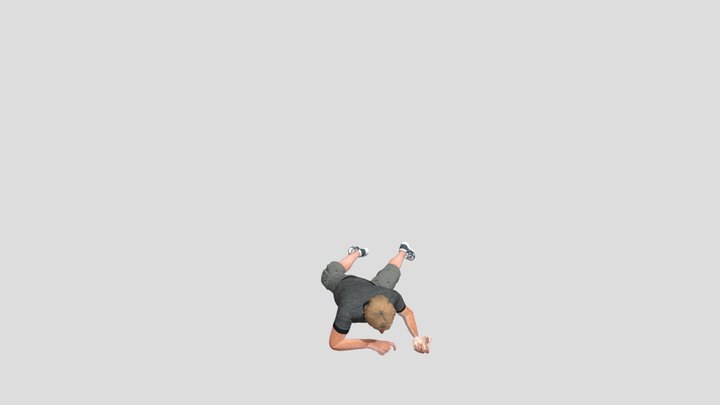 Prone Forward 3D Model