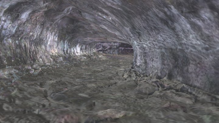 Stefánshellir cave - Small part of cave 3D Model