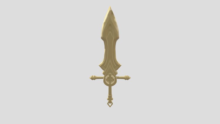AAC 202 - Sword Retopo - Greg Egan 3D Model