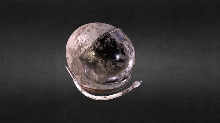 NASA Astronaut Helmet 3D Model