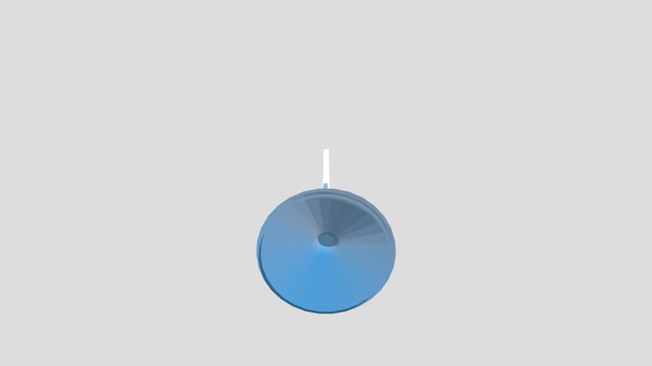 Blue neddle only 3D Model