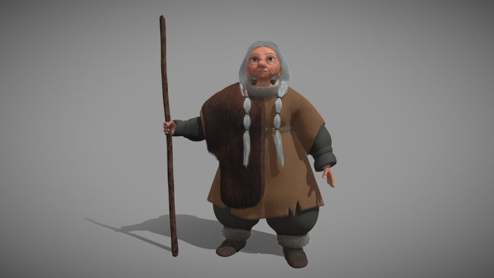 Tanana - Brother Bear 3D Model