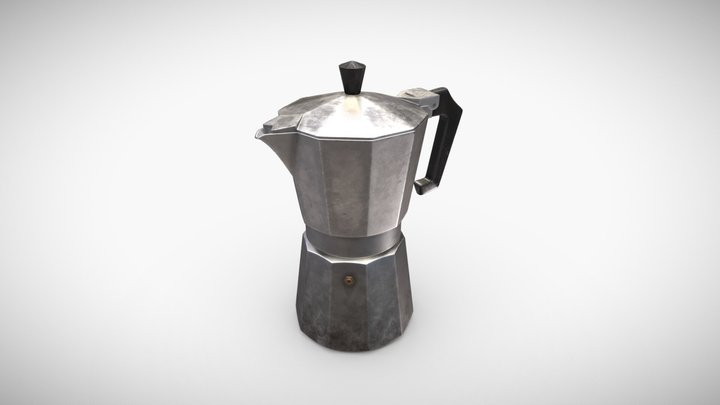 Espresso Coffee Maker 3D Model