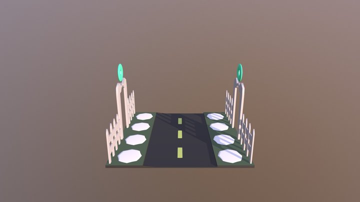 Future Street 3D Model