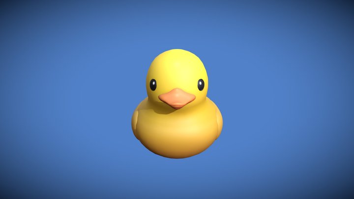 Toy Duck 3D Model
