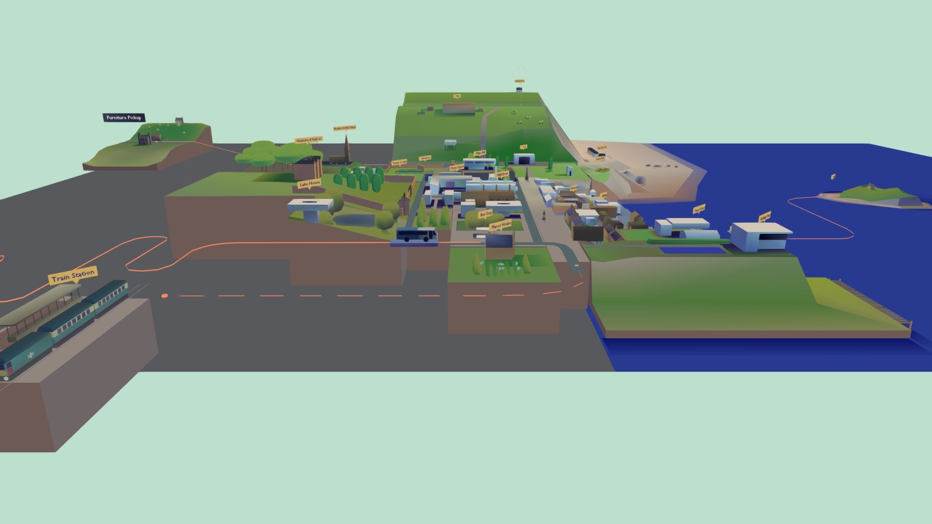 Map - 3D model by Matthew (@matthewlyons) [679ac3a] - Sketchfab