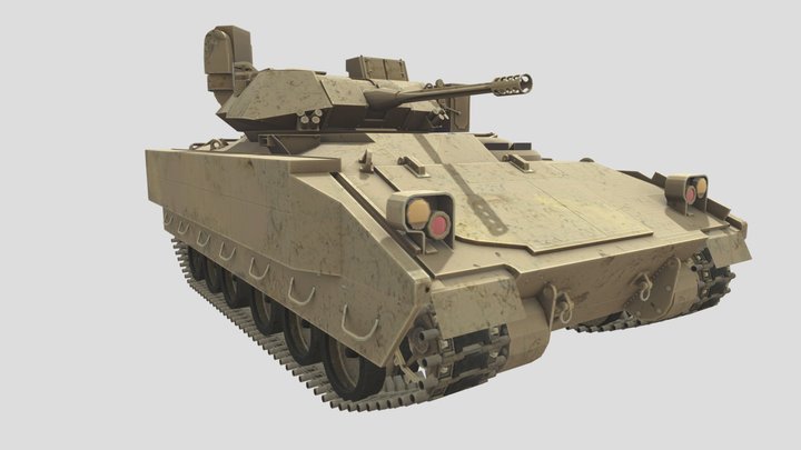 Desert tank 3D Model