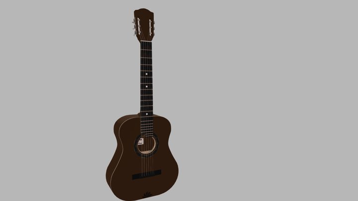 Guitar 3D Model