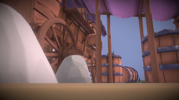 Stylized Sculpt Exam 3D Model