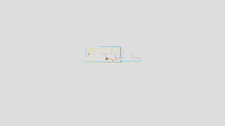 Projeto De Instalações - Deck - Marcelo CE 3D Model