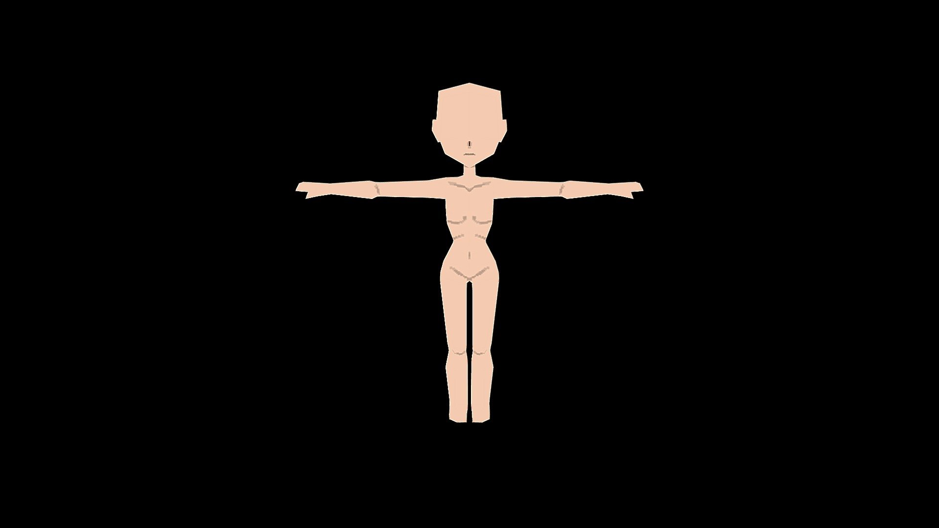 Low Poly Base Girl Free - Download Free 3D model by nexus ...