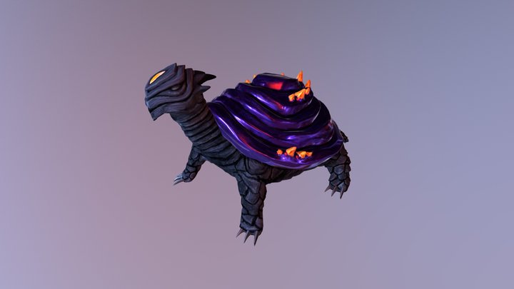 Stone turtle 3D Model