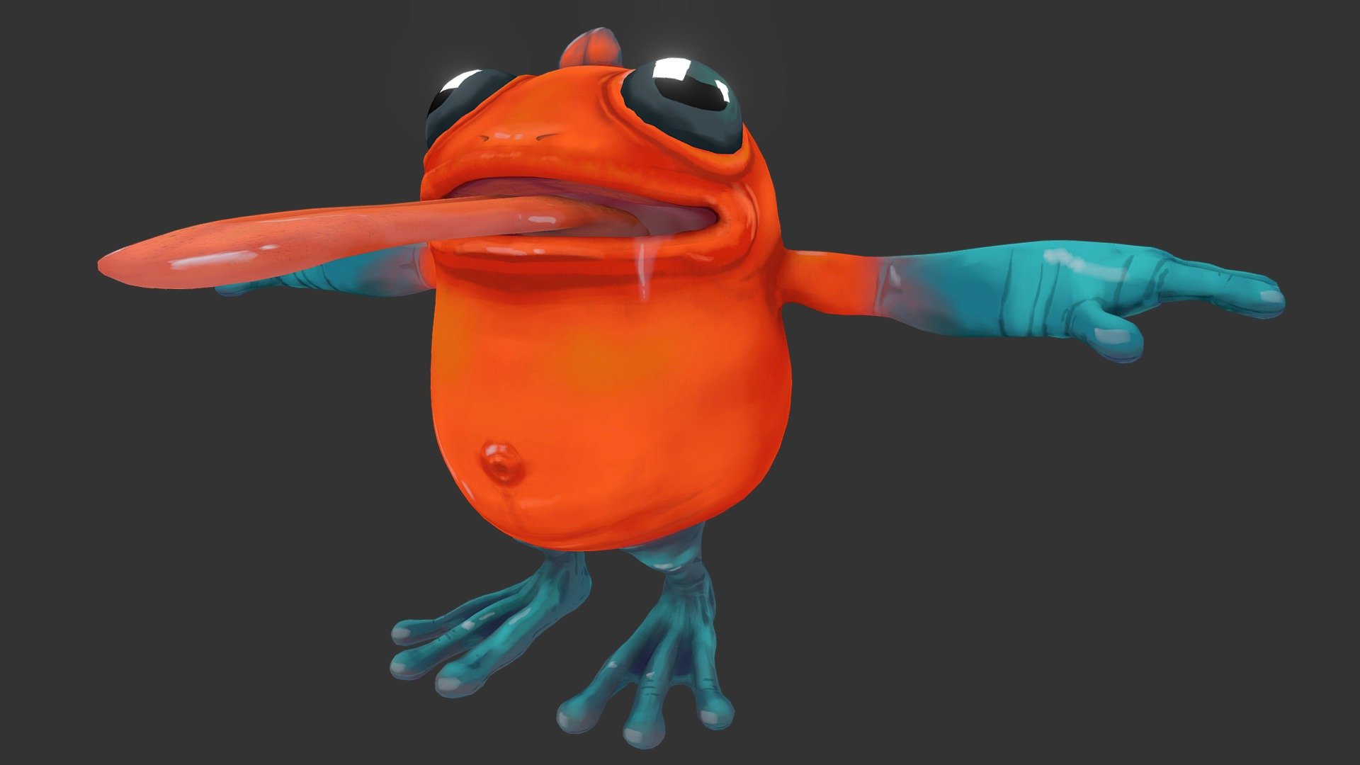 The Frog 3D model by Andrea Sobczak (loditrith) [679d490] Sketchfab