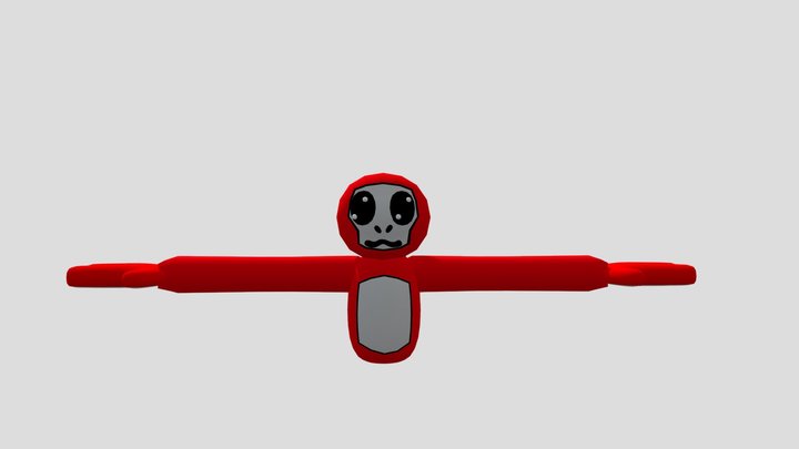 Cartoony Gorilla Tag Player Model – Kostenloses 3D-Modell STL