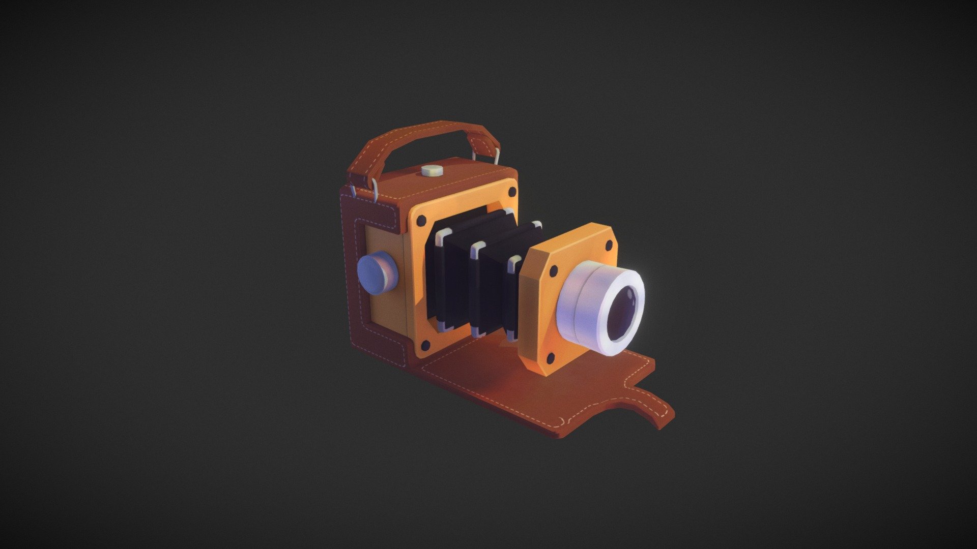 Stylized Vintage Camera Prop - 3D model by keikyyy [679dbf0] - Sketchfab