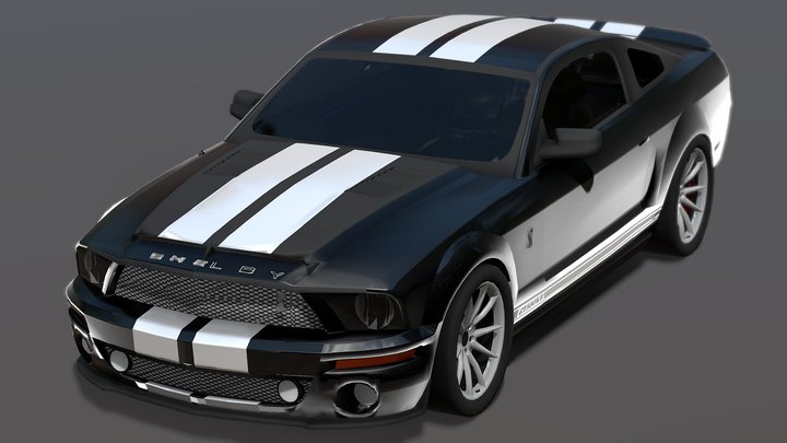 Ford Mustang Shelby GT500KR 3D Model