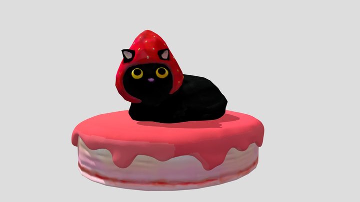 Kitty Cake 3D Model