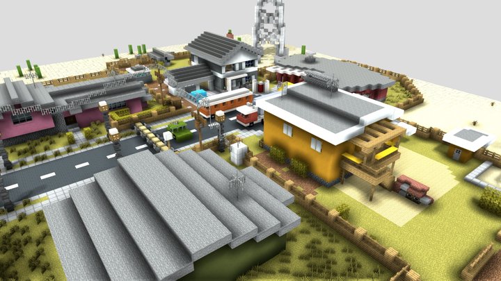 CoD Nuketown by Mewok 3D Model
