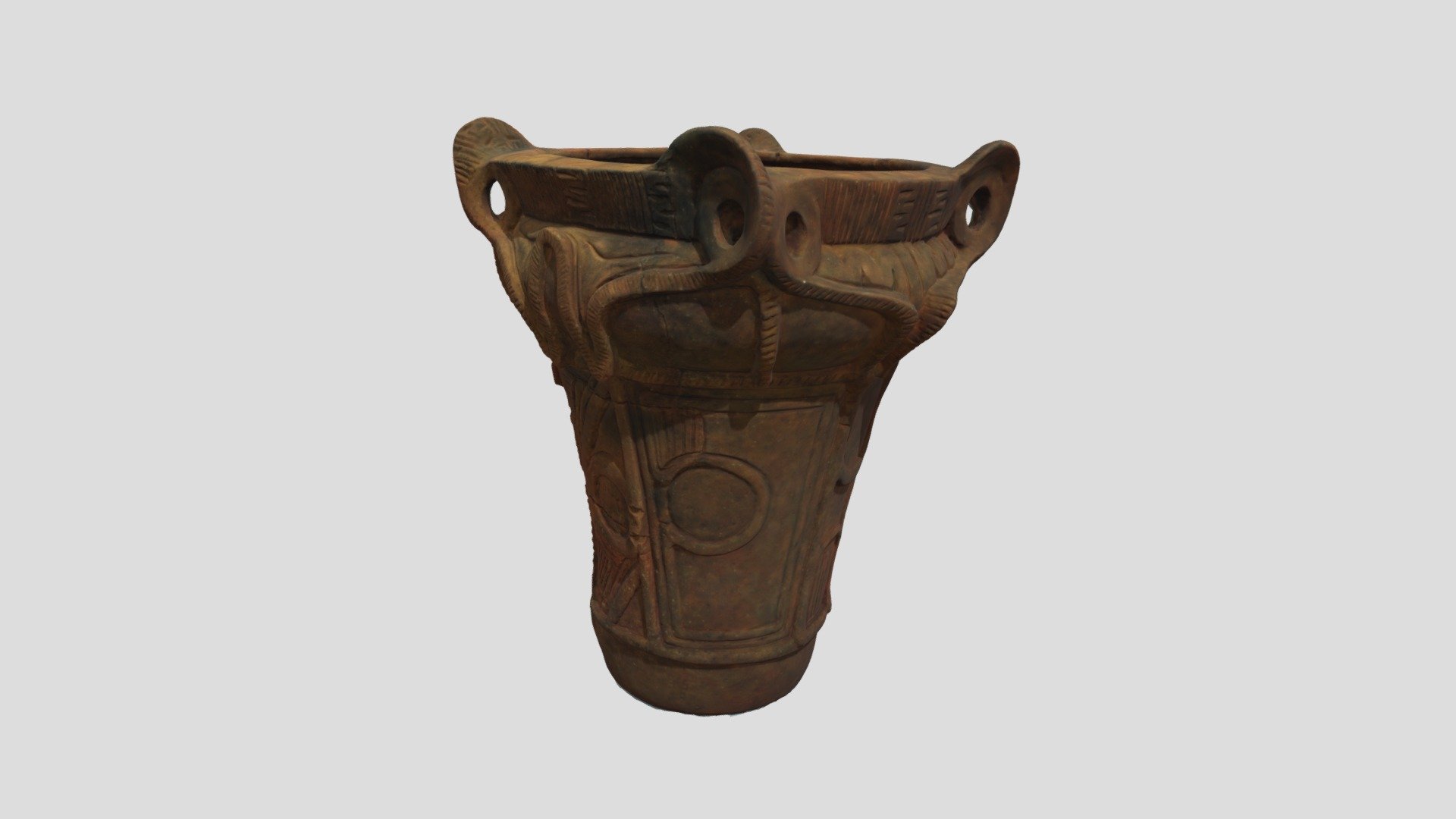 縄文土器 深鉢 — Sketchfab embed 3D viewer