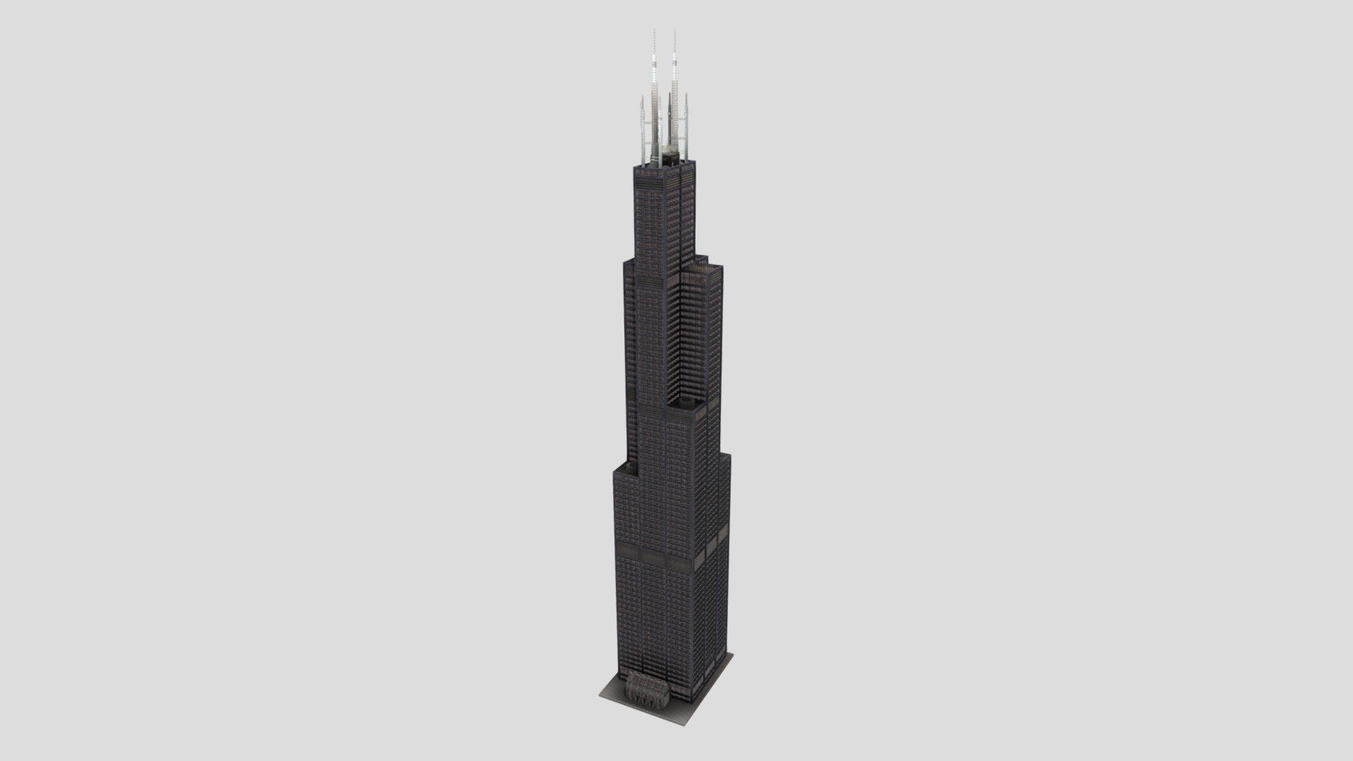 Willis Tower - 3D model by oleksandryehorov [679fda9] - Sketchfab