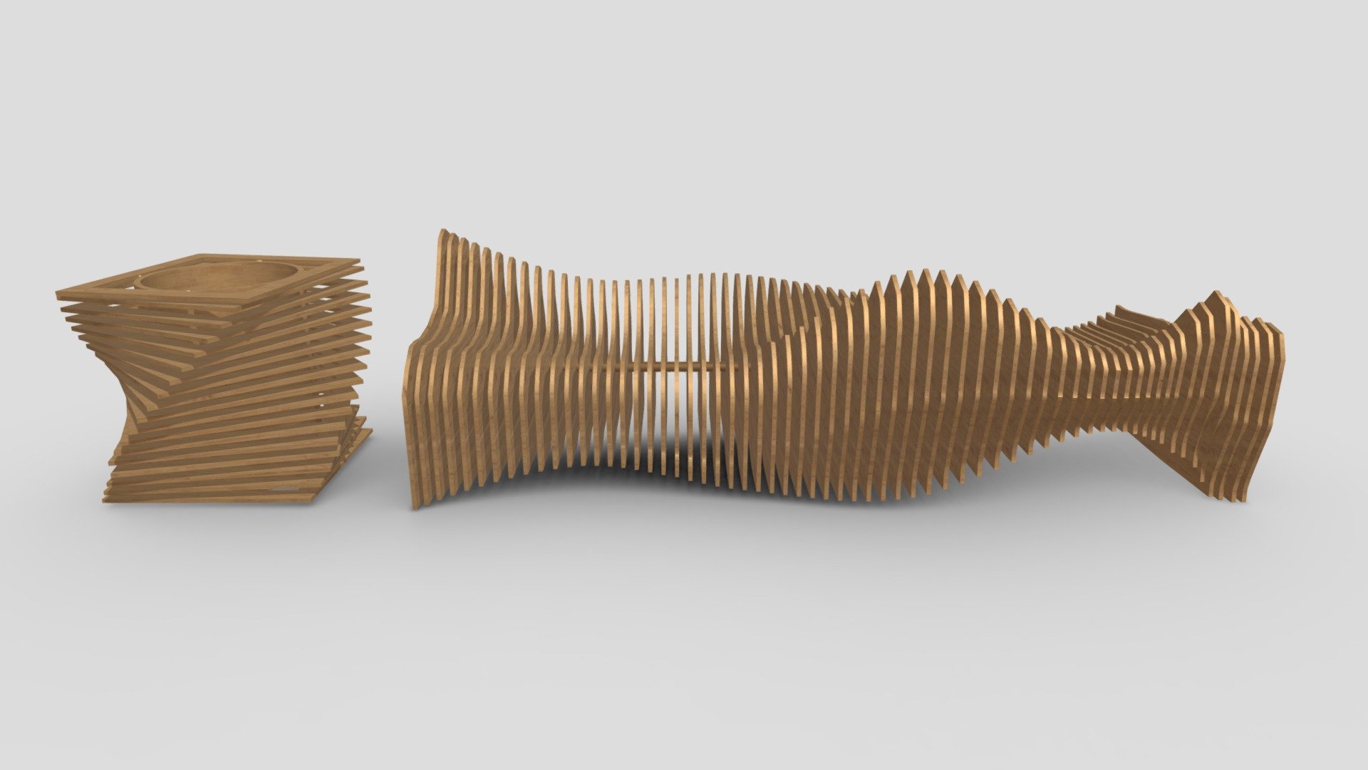 Parametric Bench - Buy Royalty Free 3D model by Vertex - Egypt (@Vertex ...