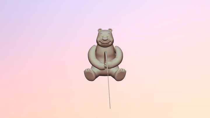 釣魚熊 ALL 3D Model