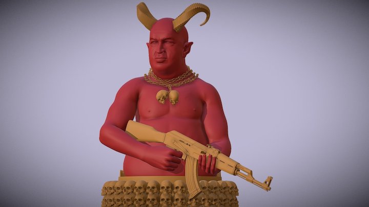 Chávez 3D Model Evil Version