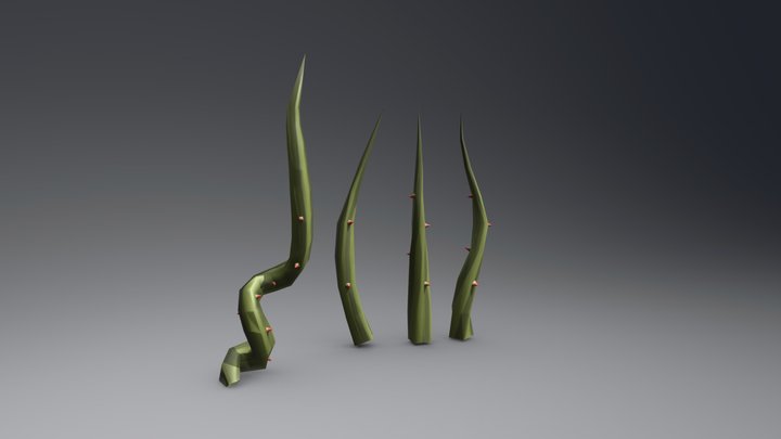 Vines Variants - Evil plant project 3D Model