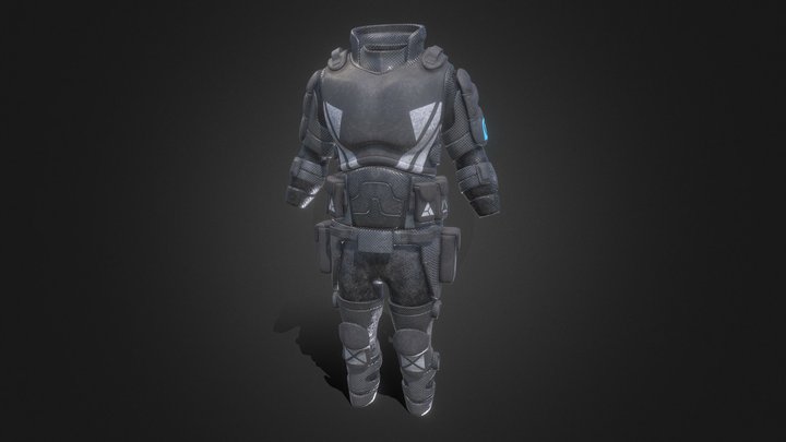 Rzyas Vest Suit (1/4) 3D Model