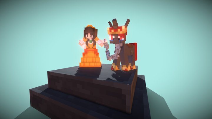 La Princesse et le Poney 3D Model