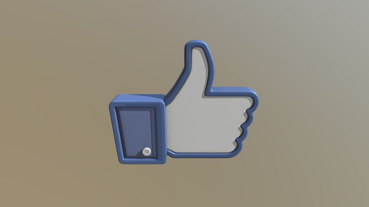 Like Facebook_Emoji 3D Model