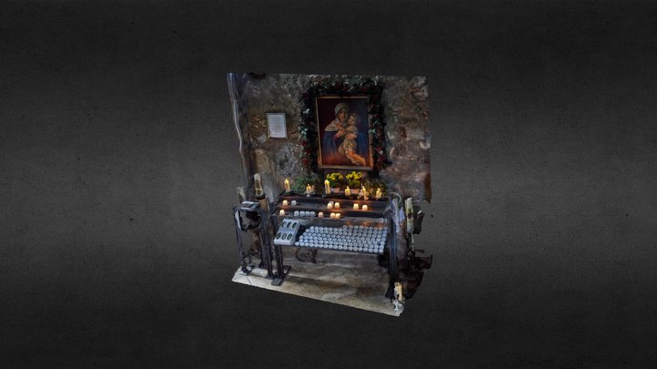 Bild & Opferkerzen 3D Model