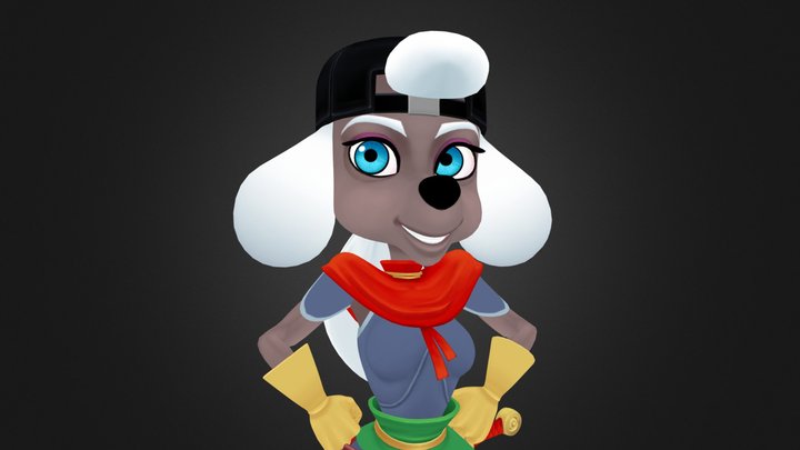 Poodle 3D Model