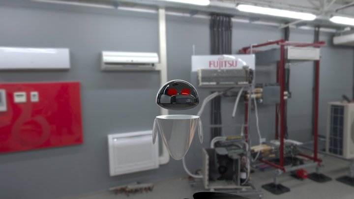 Evil Eva 3D Model