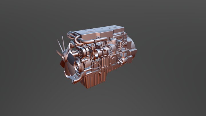 Engine 3D Model
