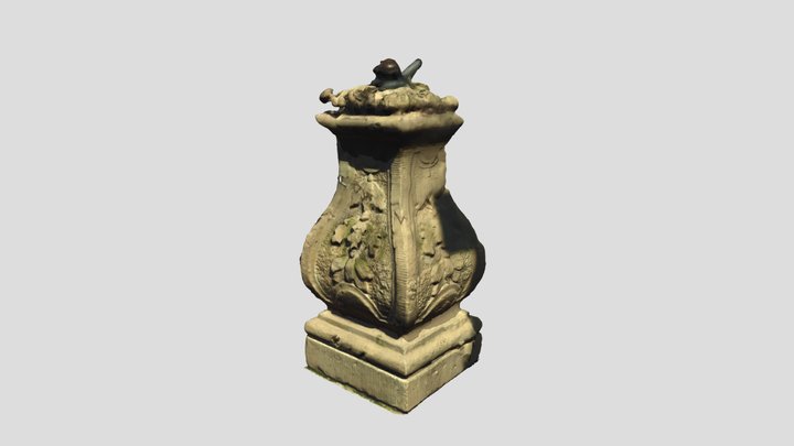 Stone detail on Mariacka Street 3D Model
