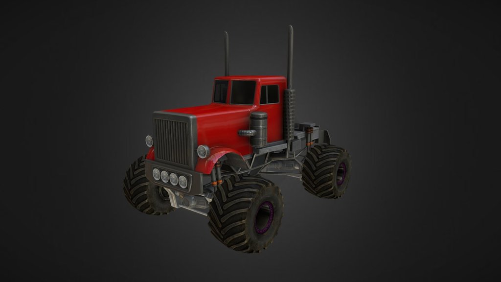 Monster Truck - 3D model by daveVertex [67a4f55] - Sketchfab