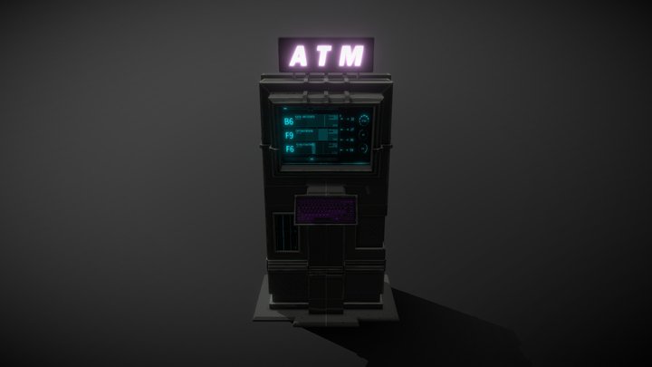 cyberpunk-ATM 3D Model