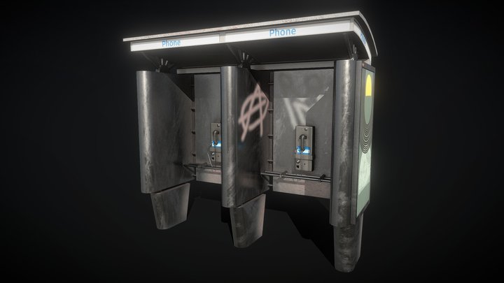PhoneBooth 3D Model