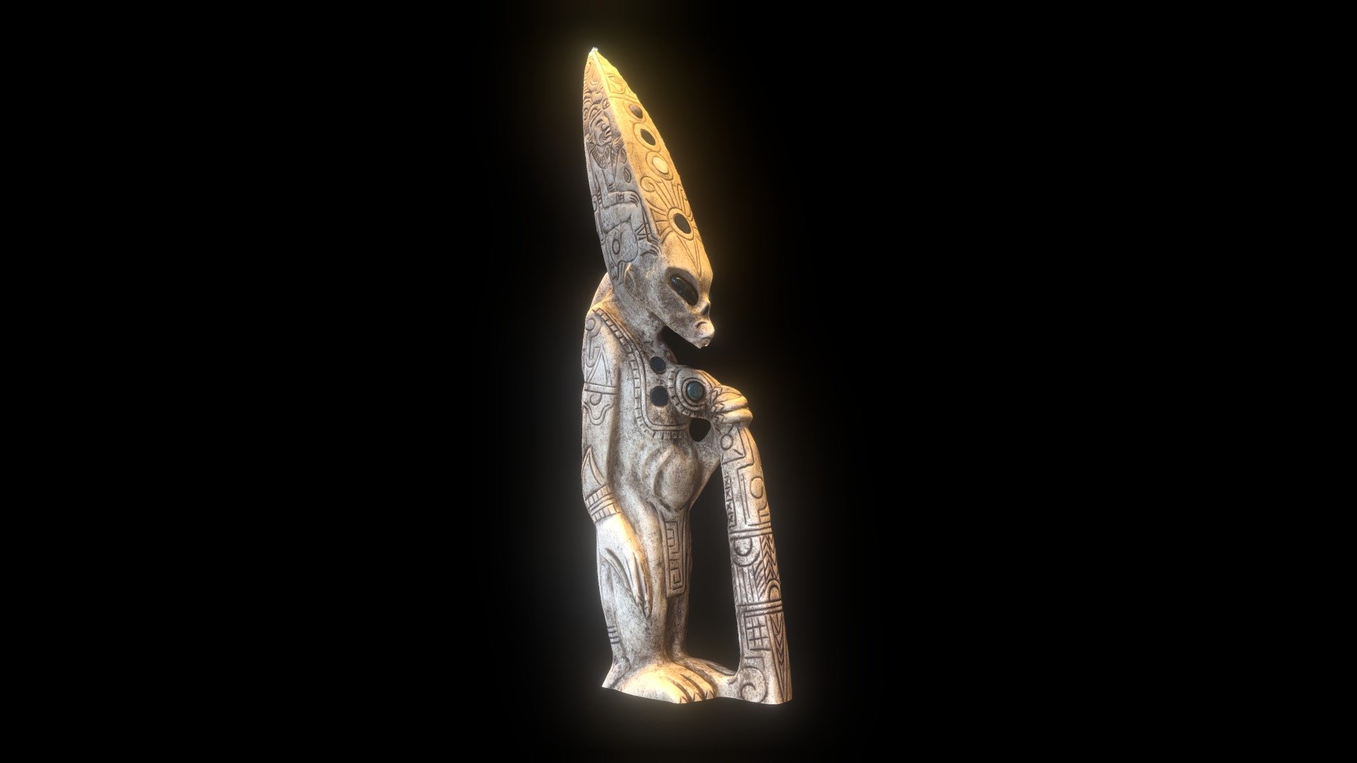 Conehead Carry Child 3D model by AncientAlienArtefacts [67a65d3