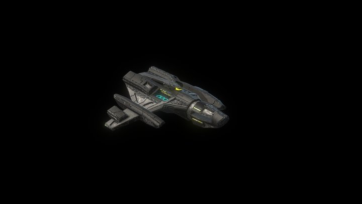 Jupiter class Battleship 3D Model