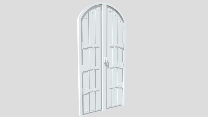Old Door 3D Model